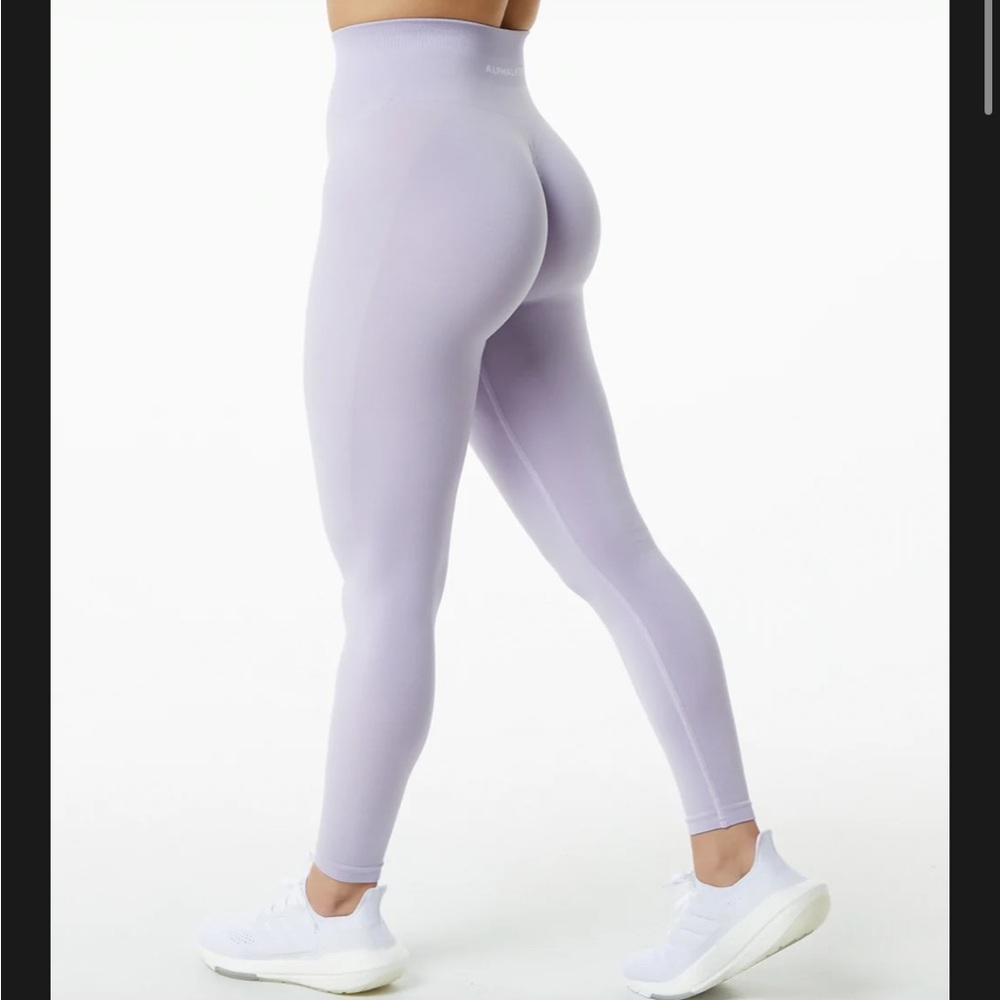 Alphalete Amplify Leggings Misty Lilac Medium